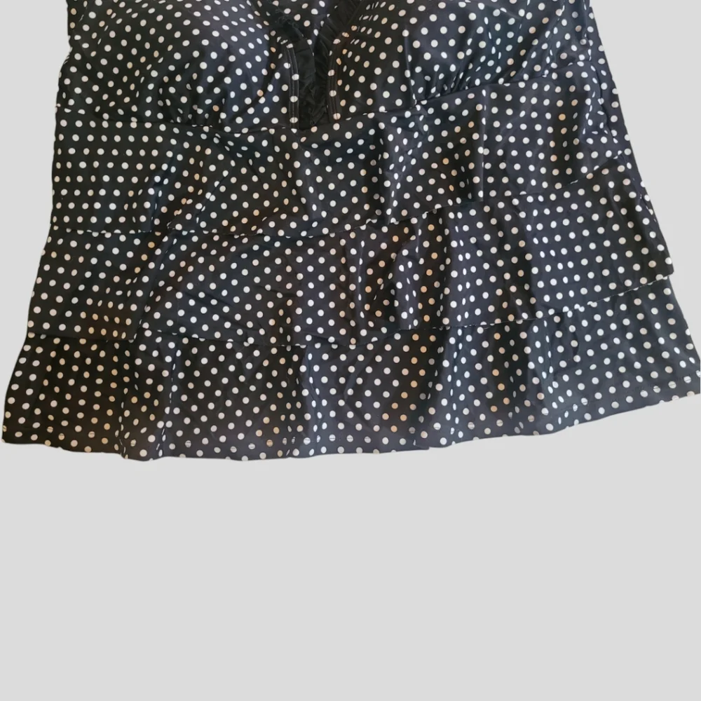 PENNINGTONS - Plus Size Layered Ruffle Tankini - Picture 3 of 11